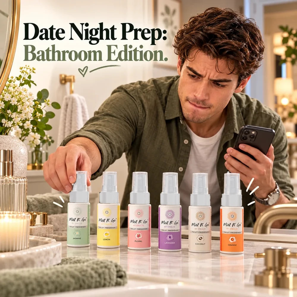 Date night prep, bathroom edition